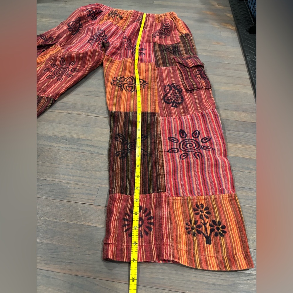 226. Patchwork Multicolor Unisex Pants - image 8